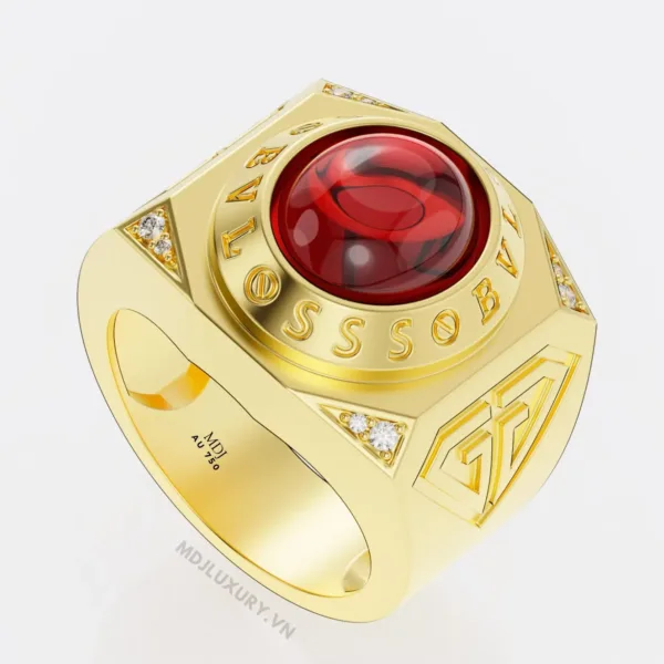 Nhẫn Nam Đầu Rồng Vàng 18K – MDJ NN252