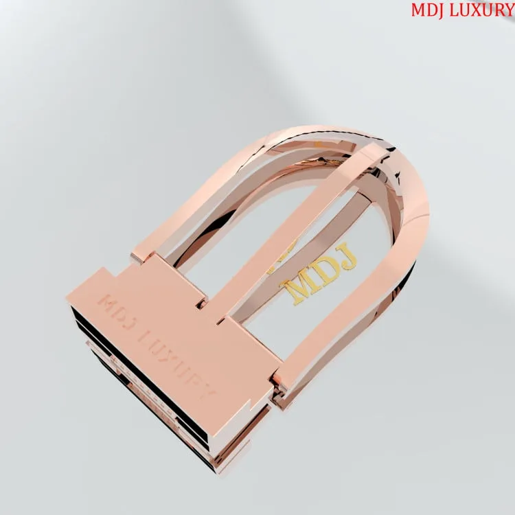Mặt thắt lưng vàng hồng 18K MDJ Mặt thắt lưng vàng hồng 18K MDJ