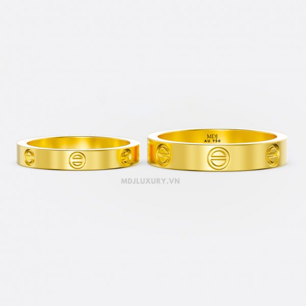 Nhẫn cưới Vàng Tây 18K MDJ NC123 đẹp tại Hà Nội