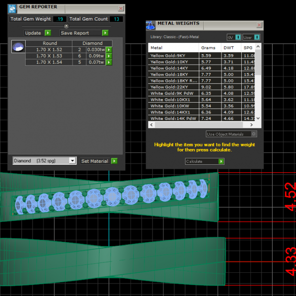 Nhẫn cưới vàng tây NC148