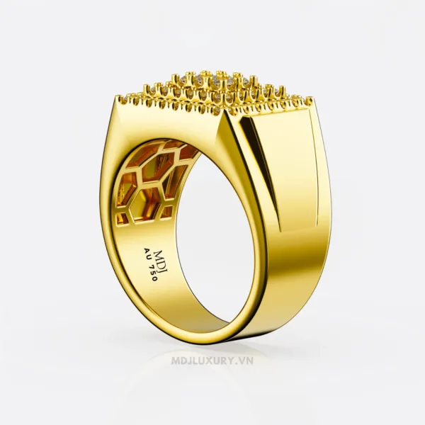 Nhẫn vàng Nam kim cương NN112