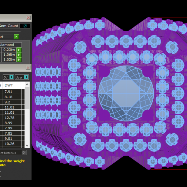 Nhẫn Nam Vàng Trắng 18K MDJ NN136