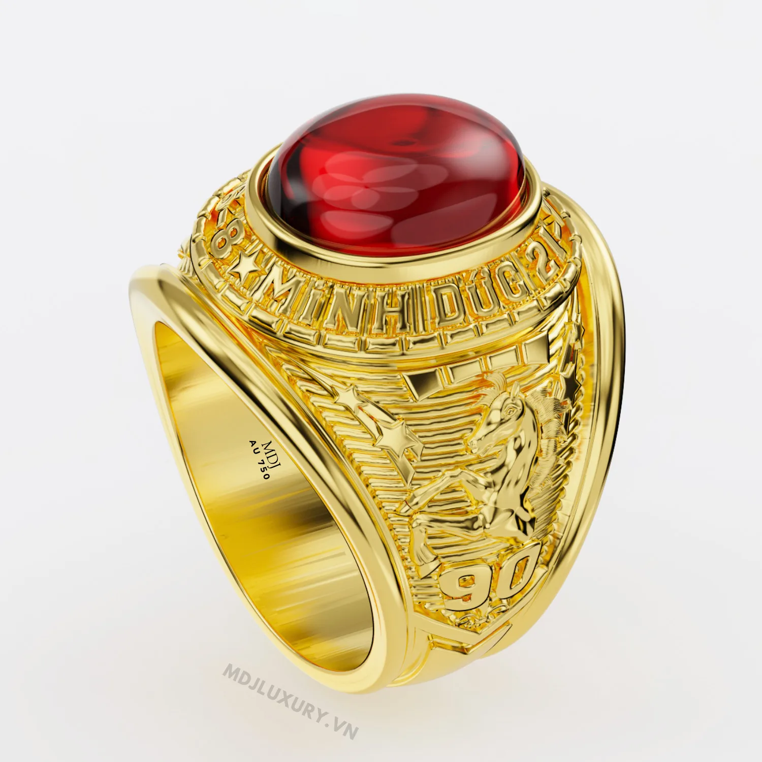 Nhẫn Mỹ Vàng Tây 18K NN211