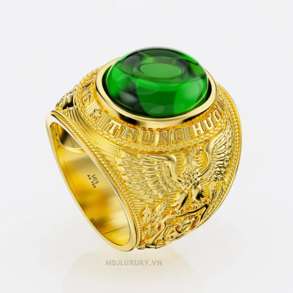 Nhẫn Kiểu Mỹ vàng 18K đá Ruby NN213