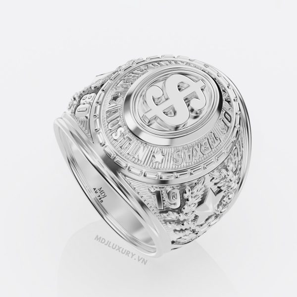 Nhẫn Mỹ Vàng Trắng 18K – Nhẫn Mỹ – Xưởng chế tác MDJ NN215