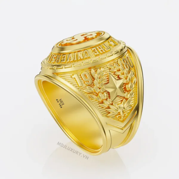 Nhẫn Mỹ Vàng Trắng 18K – Nhẫn Mỹ – Xưởng chế tác MDJ NN215