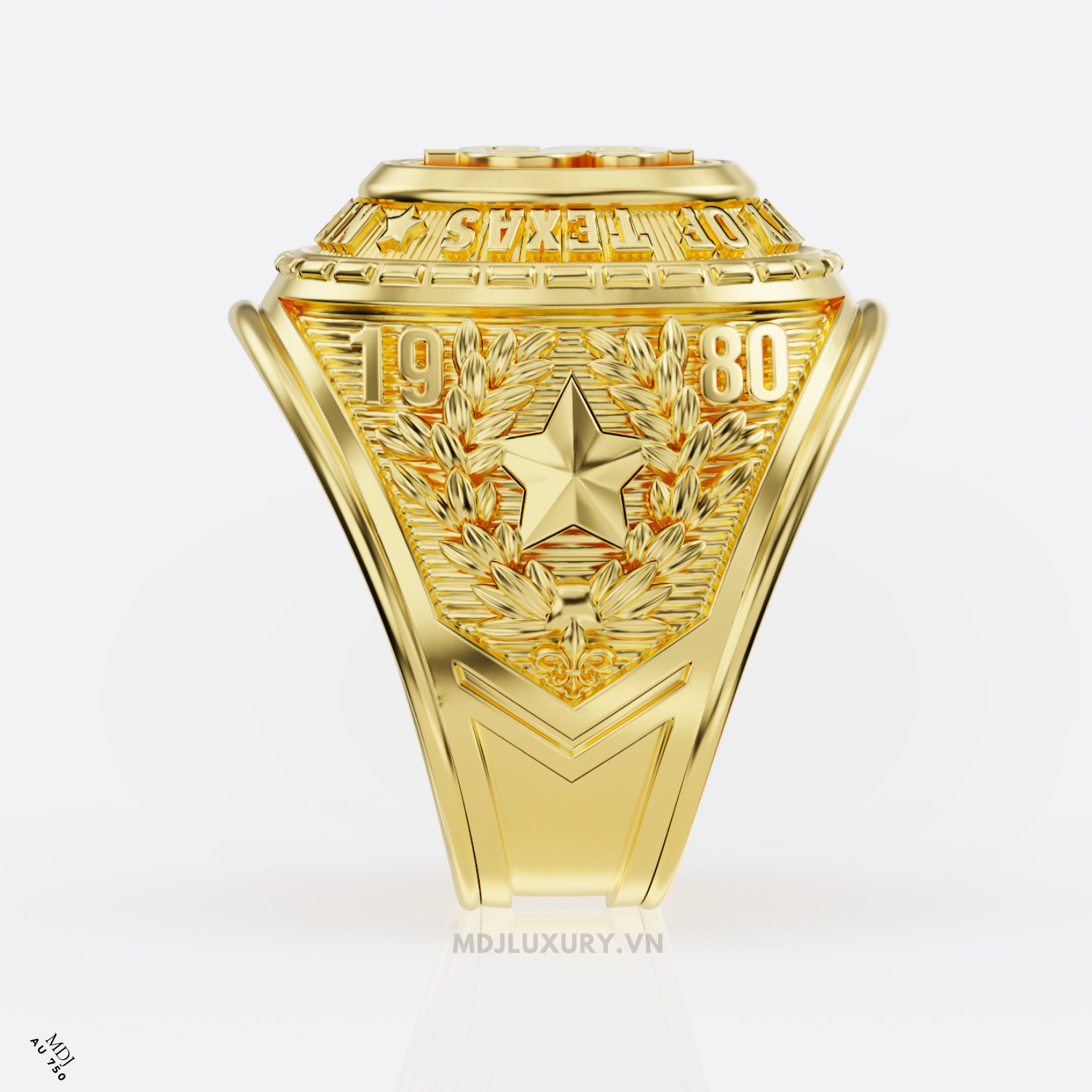 Nhẫn Mỹ Vàng Trắng 18K – Nhẫn Mỹ – Xưởng chế tác MDJ NN215