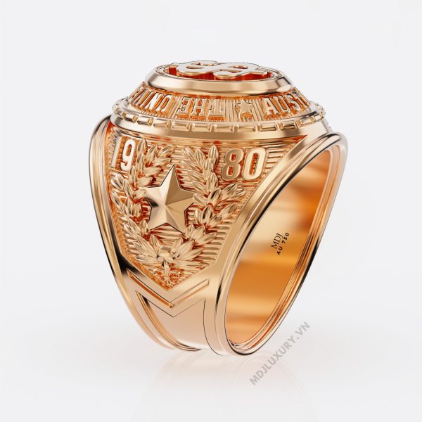 Nhẫn Mỹ Vàng Trắng 18K – Nhẫn Mỹ – Xưởng chế tác MDJ NN215