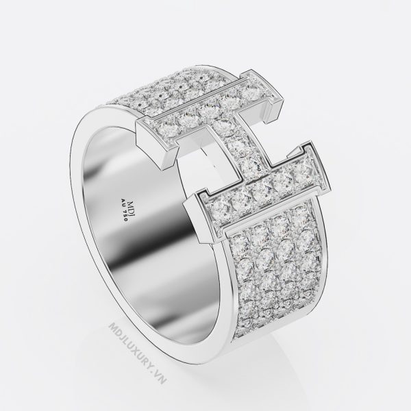 Nhẫn Vàng Nam chữ H Hermes Hà Nội NN222