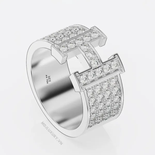 Nhẫn Vàng Nam chữ H Hermes Hà Nội NN222