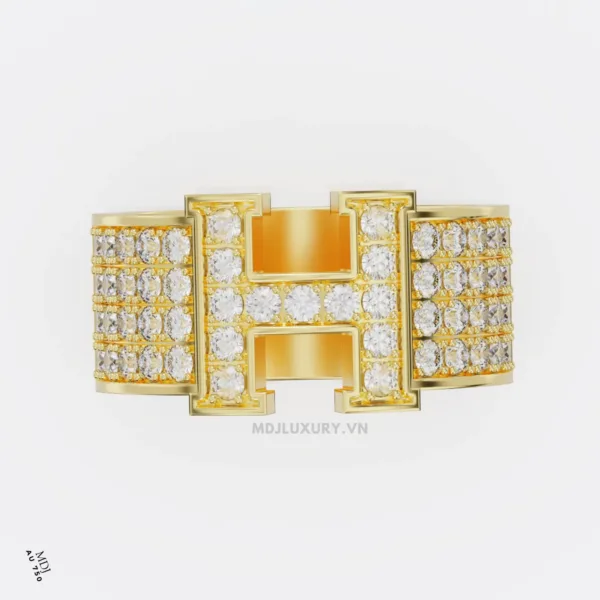 Nhẫn Vàng Nam chữ H Hermes Hà Nội NN222