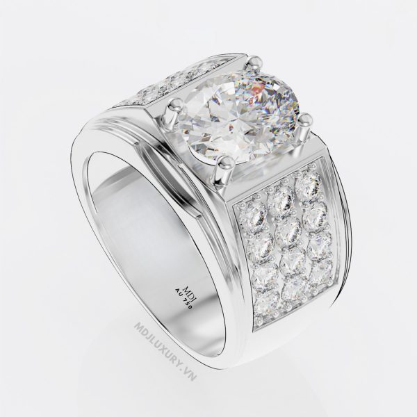 Nhẫn Vàng Nam Đá Ruby Lục Yên NN225