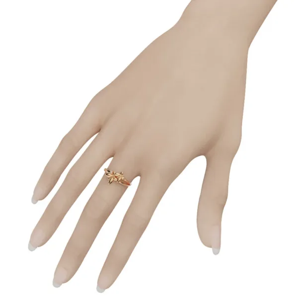 Nhẫn Nữ Vàng 18k đẹp - Nhẫn Vàng Nữ MDJ NNU79