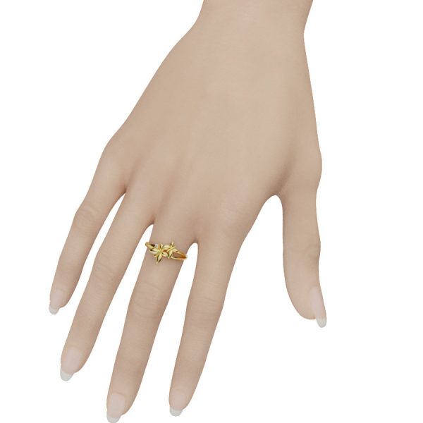 Nhẫn Nữ Vàng 18k đẹp - Nhẫn Vàng Nữ MDJ NNU79