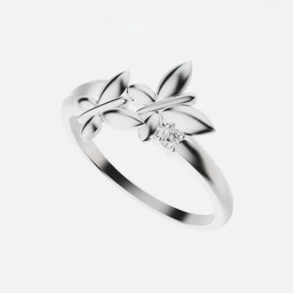 Nhẫn Nữ Vàng 18k đẹp - Nhẫn Vàng Nữ MDJ NNU79