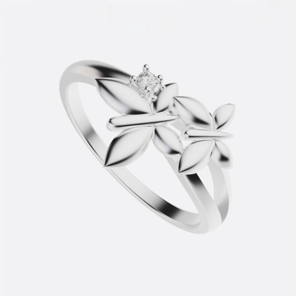 Nhẫn Nữ Vàng 18k đẹp - Nhẫn Vàng Nữ MDJ NNU79