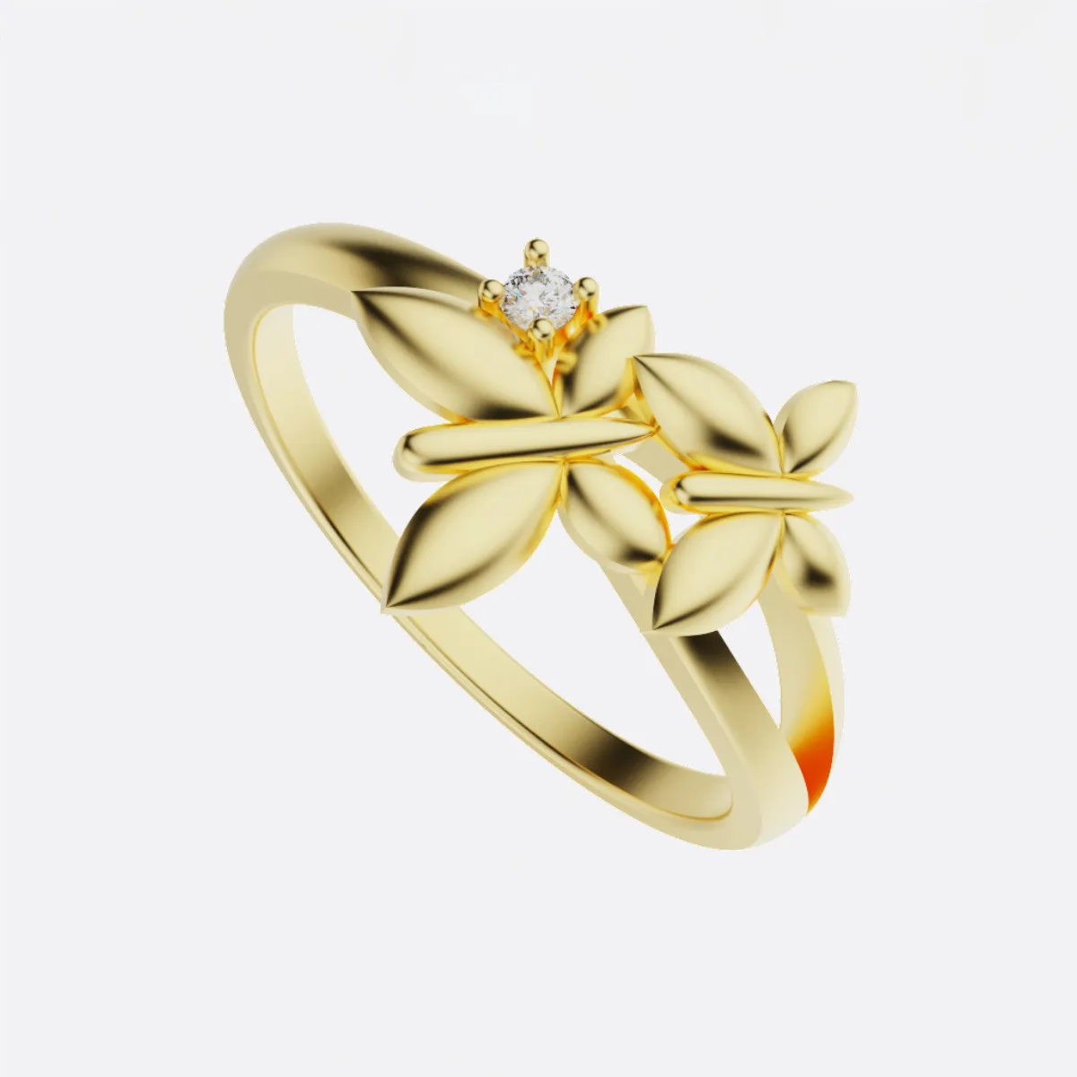 Nhẫn Nữ Vàng 18k đẹp - Nhẫn Vàng Nữ MDJ NNU79