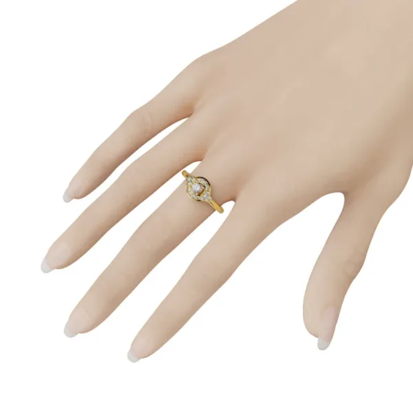 Nhẫn Nữ Vàng Tây MDJ NNU84