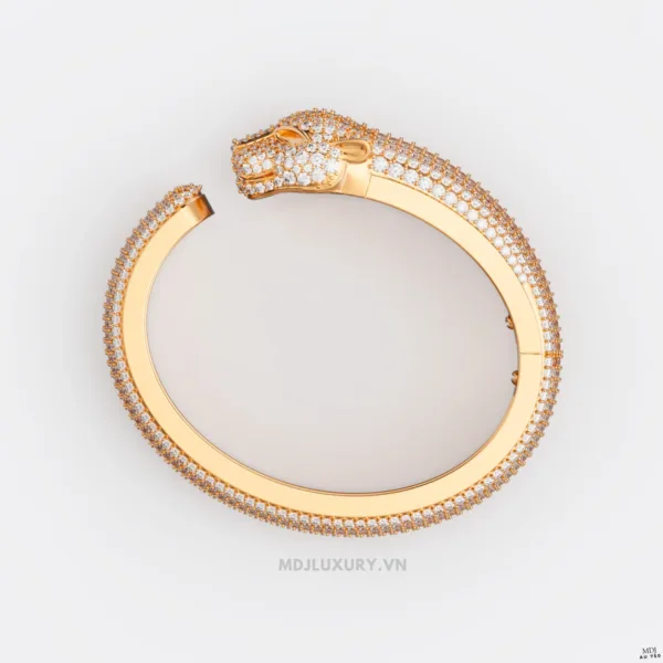 Lắc tay nam vàng trắng – Lắc tay mặt báo 14K, 18K LTN03