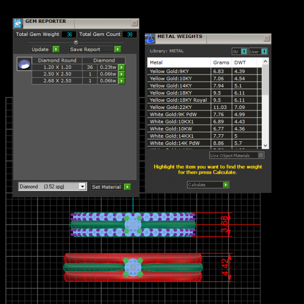Nhẫn cưới vàng Hồng - nhẫn cưới đẹp NC107