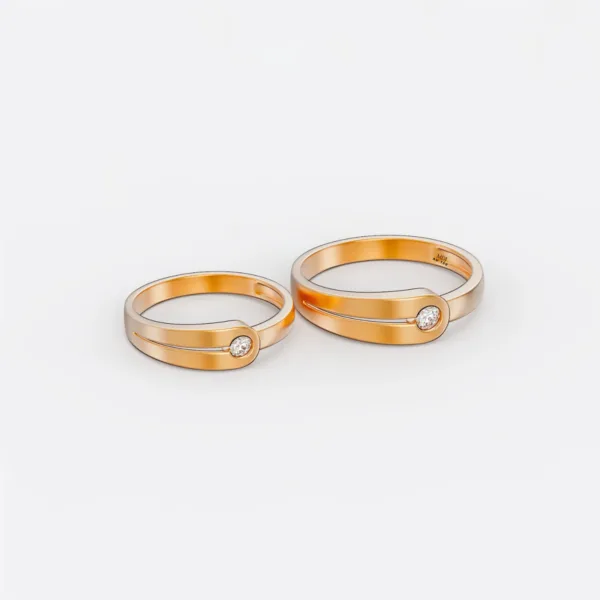 Nhẫn cưới vàng 18K NC35