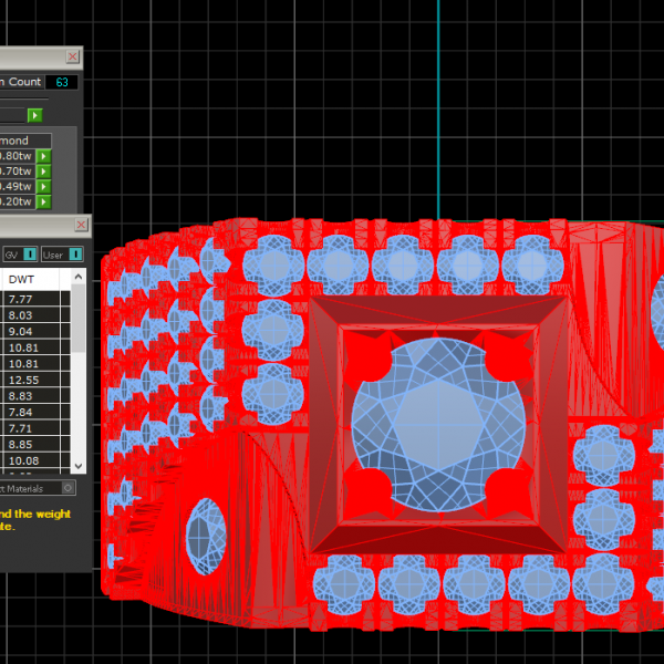 Nhẫn vàng trắng nam NN118