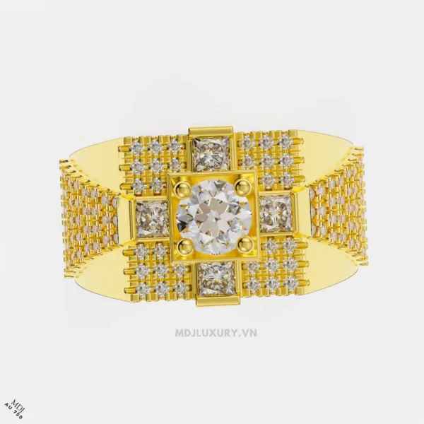 Nhẫn vàng tây MDJ nam NN138