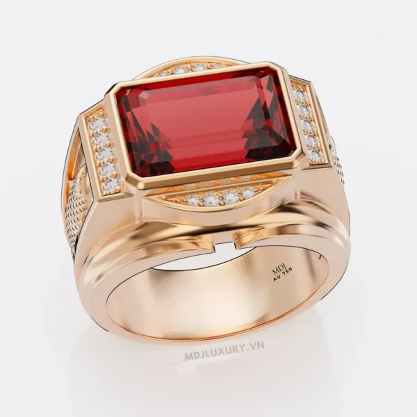Nhẫn Nam Vàng 18K- Nhẫn Nam 18K NN233