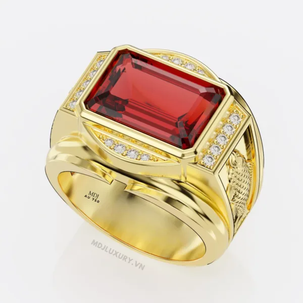 Nhẫn Nam Vàng 18K- Nhẫn Nam 18K NN233