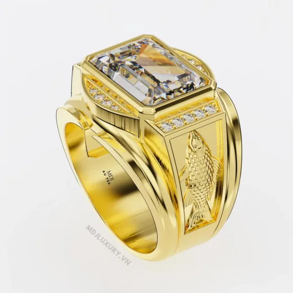 Nhẫn Nam Vàng 18K- Nhẫn Nam 18K NN233