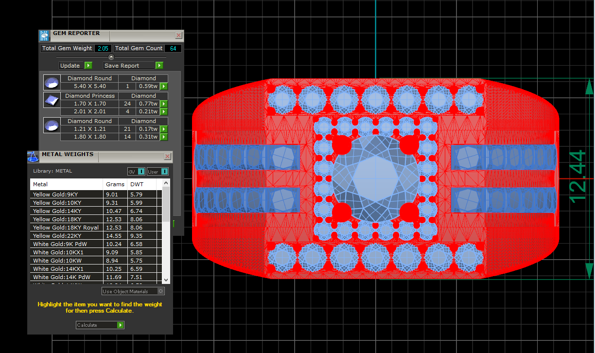 Nhẫn Nam Vàng Trắng Italy 18K – NN239