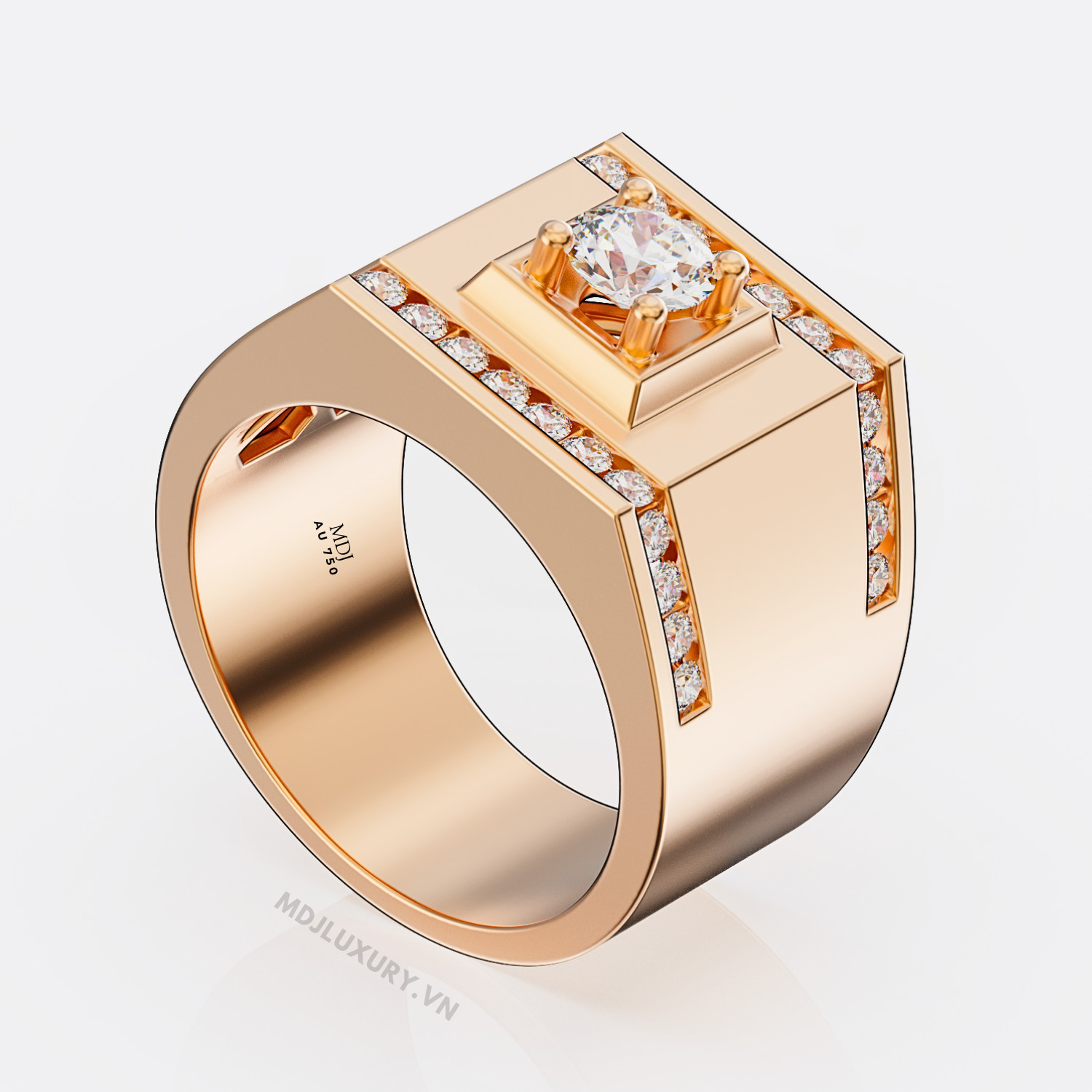 Nhẫn Nam Vàng 14K – Nhẫn NAM MDJ NN242