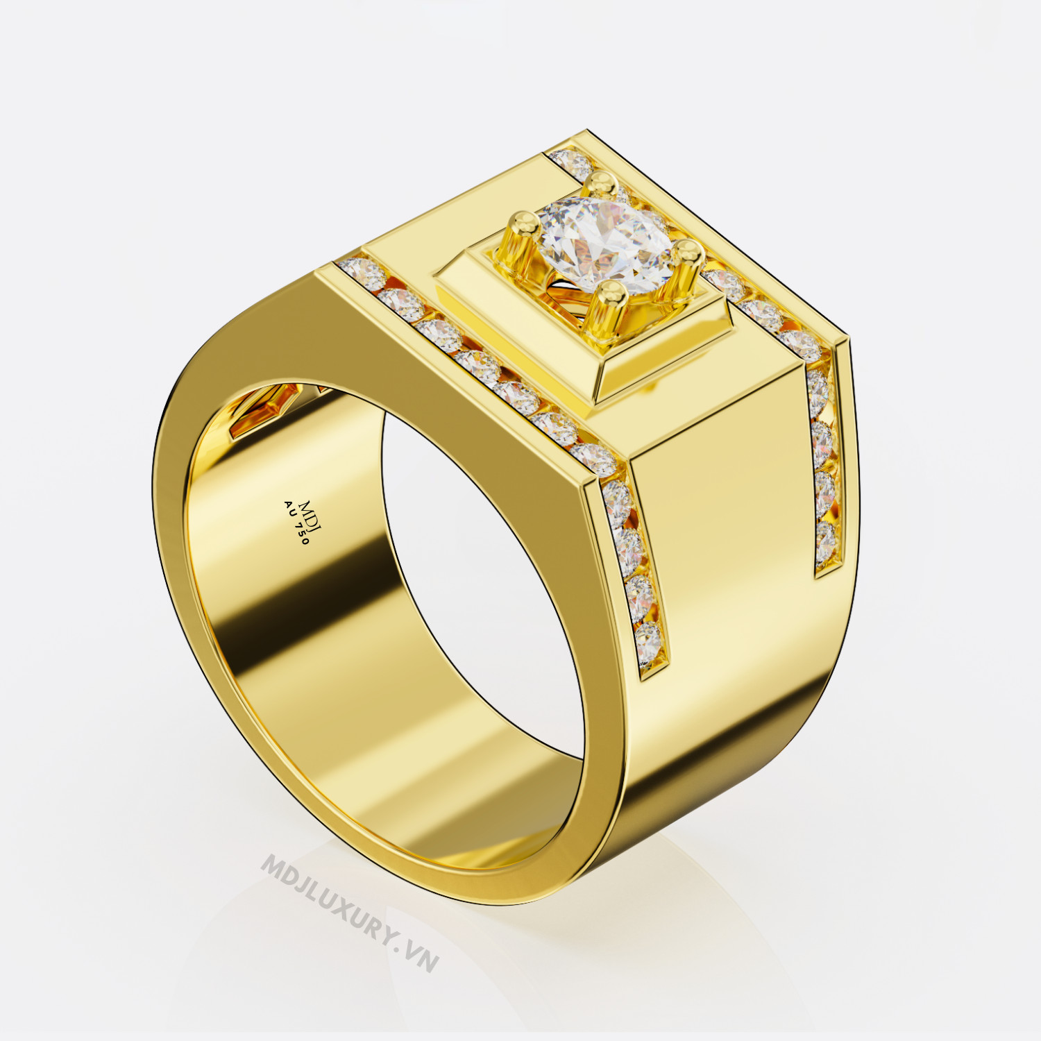 Nhẫn Nam Vàng 14K – Nhẫn NAM MDJ NN242