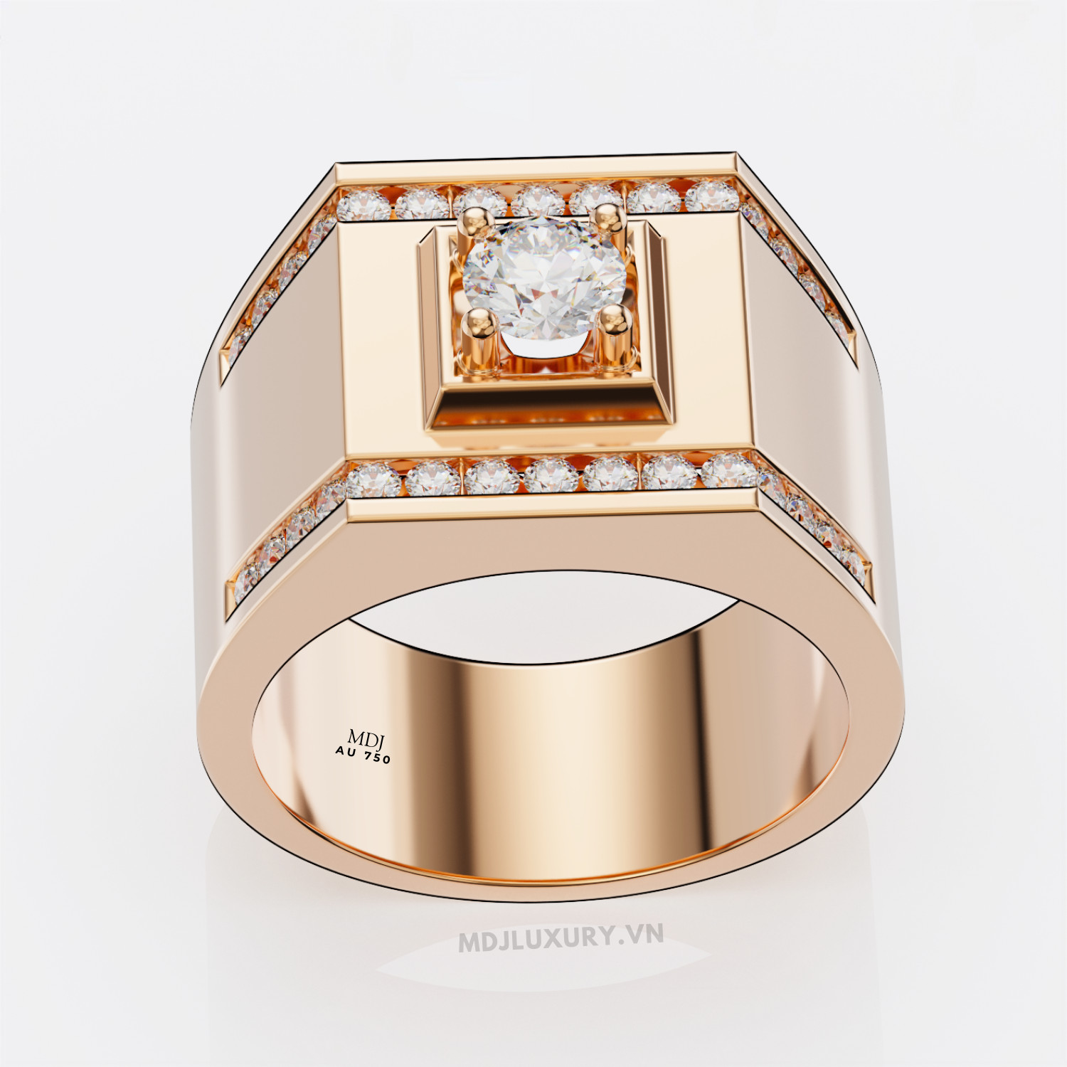 Nhẫn Nam Vàng 14K – Nhẫn NAM MDJ NN242