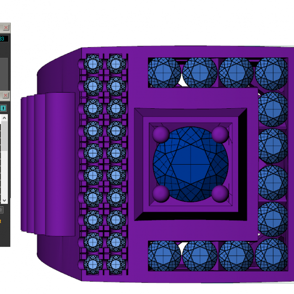 Nhẫn Nam Vàng Trắng 18K NN245