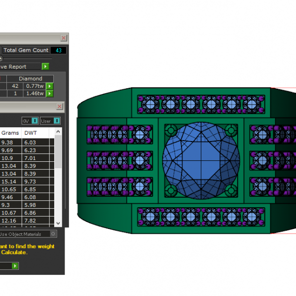 Nhẫn Nam Vàng Trắng 18K NN246