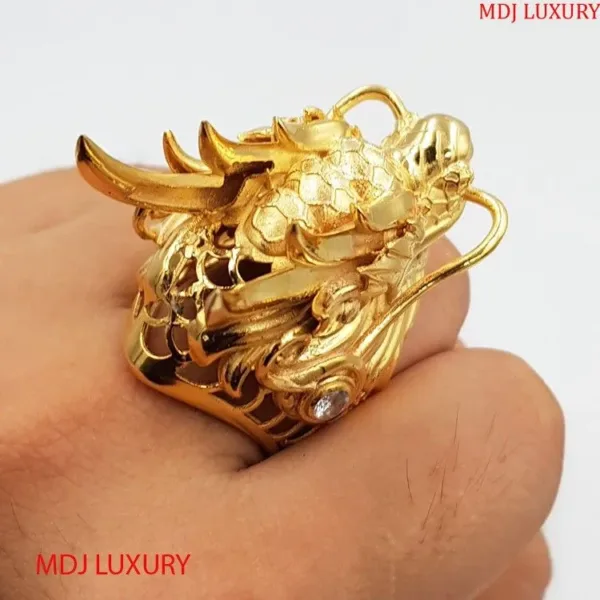 Nhẫn Nam Rồng Vàng 18K NN250