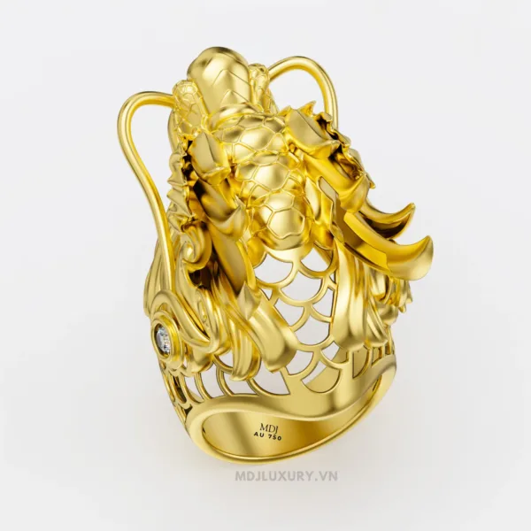 Nhẫn Nam Rồng Vàng 18K NN250