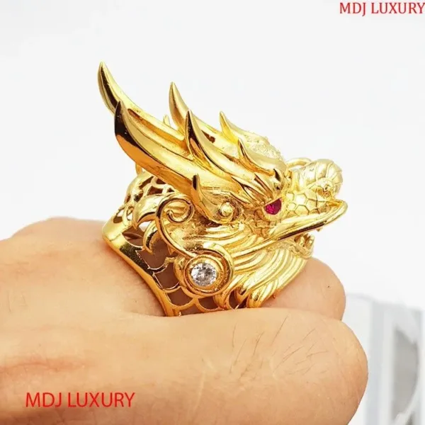 Nhẫn Nam Rồng Vàng 18K NN250