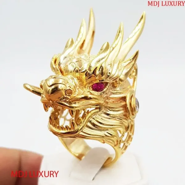 Nhẫn Nam Rồng Vàng 18K NN250