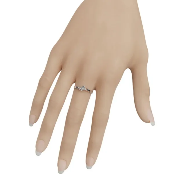 Nhẫn cầu hôn vàng tây MDJ NNU111