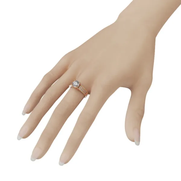 Nhẫn cầu hôn kim cương Tiffany MDJ NNU113