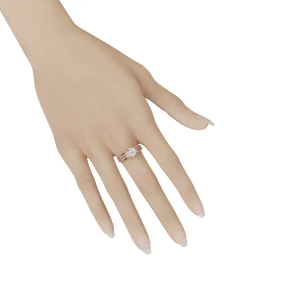 Nhẫn cầu hôn kim cương Tiffany MDJ NNU113