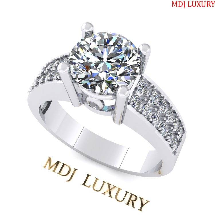 Nhẫn đính hôn kim cương Tiffany MDJ NNU113