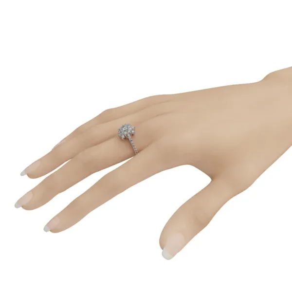 Nhẫn Cầu Hôn Vàng Hồng Hà Nội -  MDJ NNU91