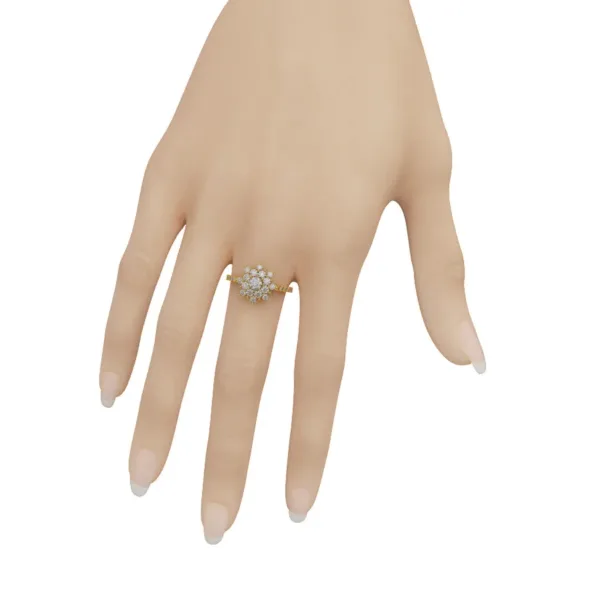 Nhẫn Cầu Hôn Vàng Hồng Hà Nội -  MDJ NNU91