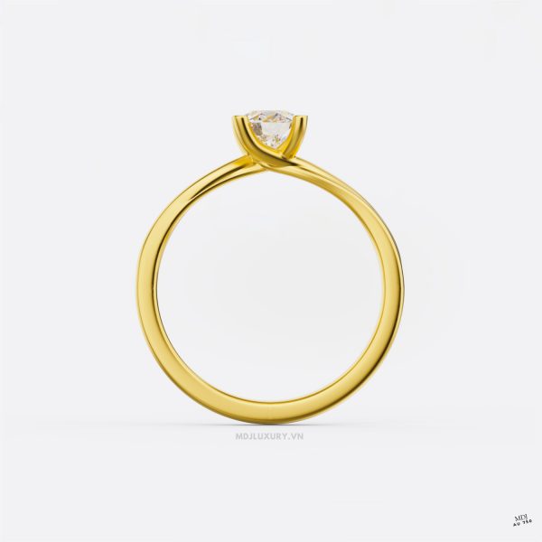Nhẫn Cầu Hôn Vàng Hồng Cao Cấp Hà Nội MDJ NNU99