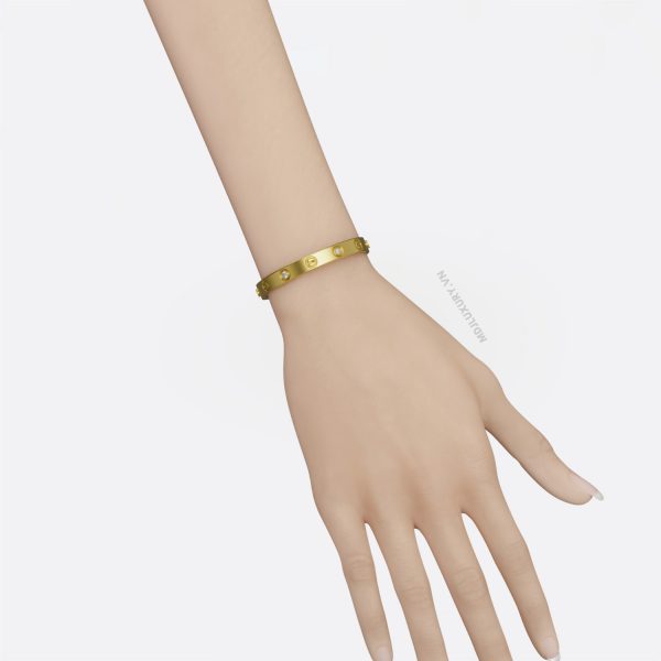 Lắc tay nữ vàng trắng - Lắc Tay VTN10