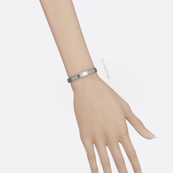 Lắc tay nữ vàng trắng - Lắc Tay VTN10