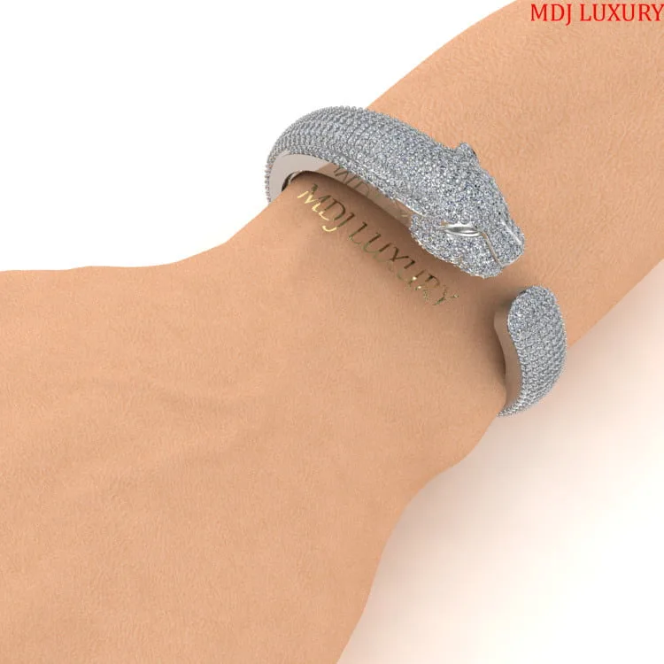 Lắc tay nam vàng trắng - Lắc tay mặt báo 14K, 18K LTN03